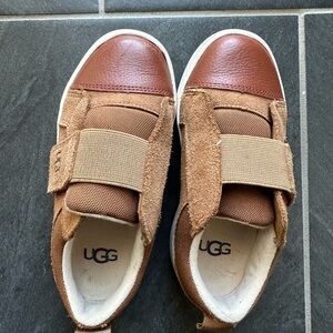UGG Kids Tan and Cream Sneakers